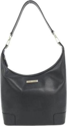 Gucci Pre-owned Shoulder Bag - Dames - Vintage Schoudertas - Zwart - ONE Size - Leer - Vintage