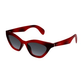 Gucci Accessoires, unisex, Rood, ONE Size, Gg 1931S Zonnebril
