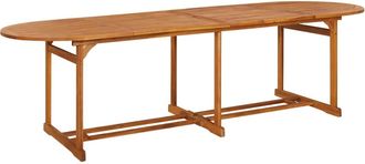 vidaXL Vidaxl - Mesa De Comedor Jard&iacute;n 280x90x75 Cm Madera Maciza De Acacia