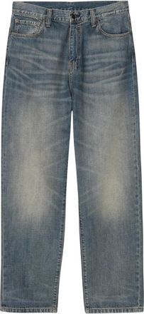 Carhartt Work in Progress Aaron Pant - Heren - Loose Fit Jeans - Blauw - W32 - Katoen - Jeans