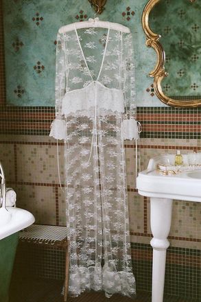 Kilo Brava Ruffle Lace Maxi Robe