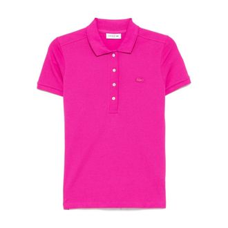 Lacoste Dames, Tops, Roze, Maat: XS Katoen