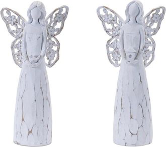 Melrose International Set Of 4 Butterfly Wing Angel Figurine