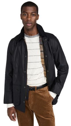 Barbour Mens Classic Bedale Wax Jac Jacket, navy, XXL