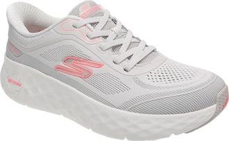 Skechers Womens Go Walk Max Cushioning Flex Remi Hands Free Slip-ins Sneaker, Gray/Pink, 6.5 UK