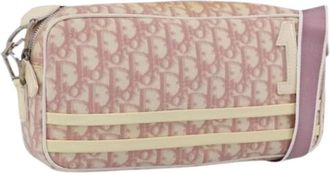 Dior Pre-owned Cross Body Bags, female, Pink, Size: ONE SIZE Pre-owned Plastic Shoulder Bag