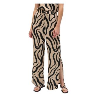 Joseph Ribkoff Dames, Broeken, Beige, Maat: 2XL Poliester