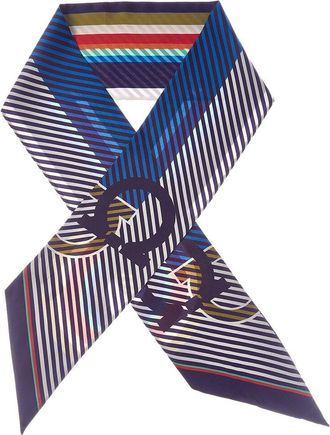 Ferragamo Logo Silk Scarf