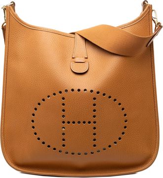 Herm&egrave;s Pre-owned Womens Ardennes Evelyne I Gm - Beige Leather - One Size