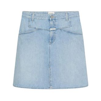 Closed Closed, Denim Skirts, female, Blue, Size: W27 Stover-X Midi Skirt