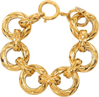 Chanel Quilted Chain Link Bracelet