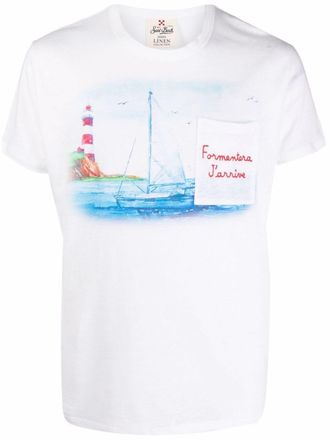 MC2 Saint Barth T-shirt Formentera Jarrive - Bianco