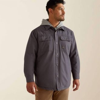 Ariat Rear Canvas Shirt Jacket In Rebar