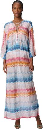 Missoni Long Cover-up In Zigzag Lamé Viscose Blend in Multicoloured at Nordstrom, Size 42 It