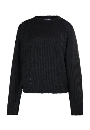 Usha Gebreide trui Dames zwart