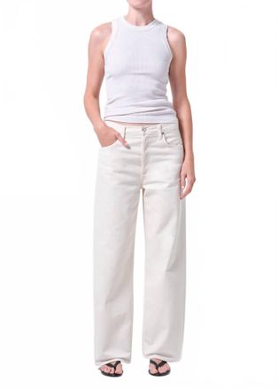 A Gold E Womens Low Slung Baggy Jeans In Brown Rice