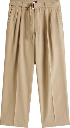 Tommy Hilfiger Pantaloni plissé con cintura - Toni neutri