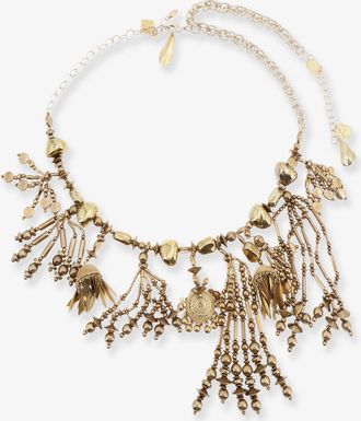 Dries Van Noten Collana Tassel Pendant in ottone e resina - DRIES VAN NOTEN - gender_Woman