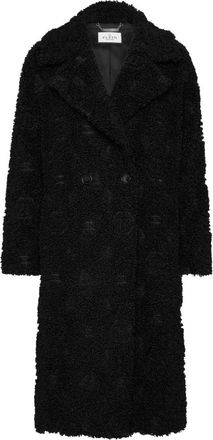 Philipp Plein Coat Embroidery Monogram - Dames - Jassen - Zwart - M/L - Polyester - Jassen