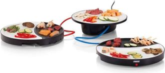 Princess Piastra Teppanyaki Grill da Tavolo Dinner4all con due Piatti in Ceramica 500W