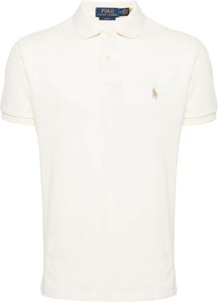 Ralph Lauren Polo Ralph Lauren - Heren - Polos - Wit - M - Katoen - Tops
