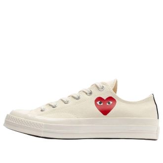 Converse x Comme des Garcons PLAY Chuck 70 Ox Single Heart Milk A08805C