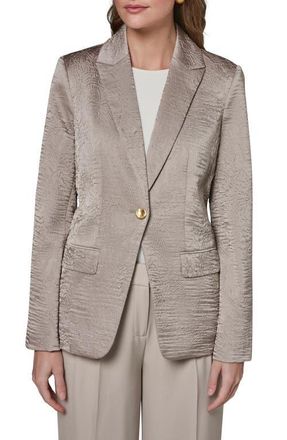 DKNY Texture One-Button Blazer in Turin at Nordstrom, Size 16