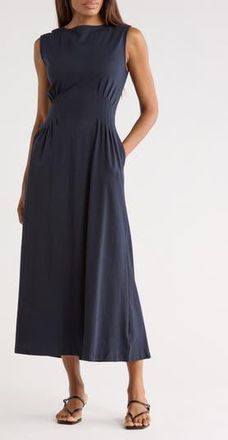 Scotch & Soda Boat Neck Sleeveless Dress in Sky Captain at Nordstrom Rack, Size Large