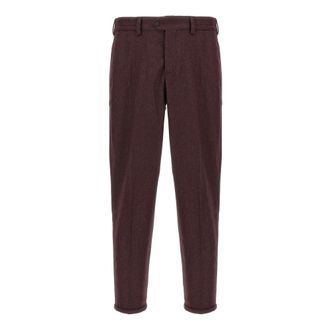 Pantaloni Torino Slim-fit Trousers, male, Red, W30, The Rebel Trousers