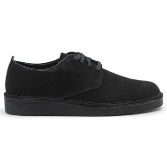 Clarks Coal London Suede Mens Lace Up Shoes - Black - Size:UK 10.5