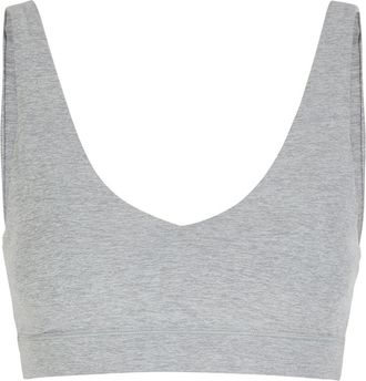 Vuori Clothing Rhythm Cut-out Back Stretch-jersey bra - Grey - XL (UK16 / XL)