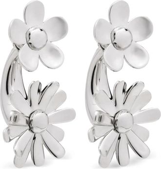 Marc Jacobs Daisy Wild Statement Oorbel - Dames - Oorbellen - Grijs - ONE Size - Accessoires