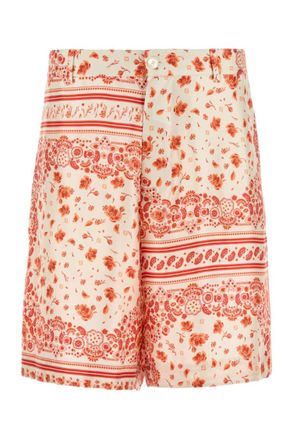 Fendi Multicolor Floral Shorts