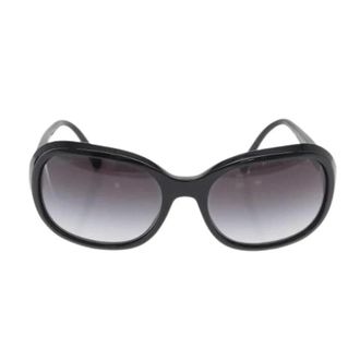 Chanel Pre-owned Accessories, female, Black, Size: ONE SIZE Pre-owned Plastic Sunglasses