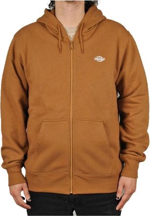 Dickies Summerdale Pullover Hoodie - Heren - Vesten met rits - Bruin - S - Katoen - Hoodies & sweatvesten