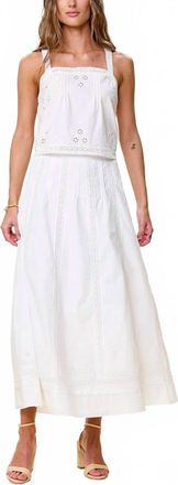 Cleobella Aylin Midi Skirt In Ivory