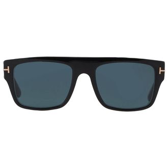 Tom Ford Dunning Blue Browline Mens Sunglasses FT0907 01V 55
