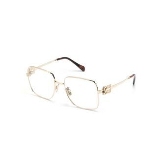 Miu Miu Glasses, female, Yellow, Size: 54 MM MU 51Xv Zvn1O1 Optical Frame