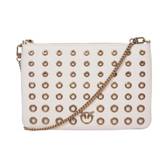 Pinko Pinko, Dames, Tassen, Wit, Maat: ONE Size Leer