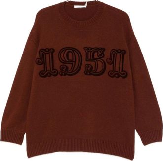 Max Mara Fido Trui - Dames - Truien - Bruin - Maat: M Wol