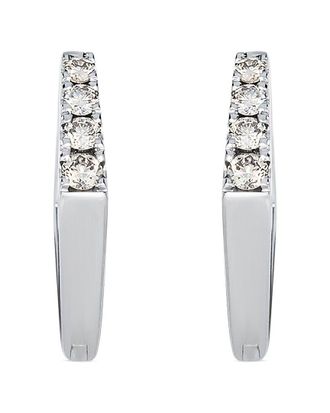 Le Vian Unique Shape 14K 0.19 Ct. Tw. Diamond Huggies Earrings