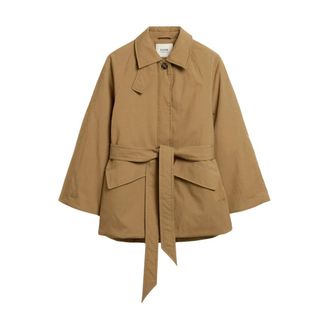 Elvine Roya Coat - Dames - Mantels - Beige - Maat: XL Katoen