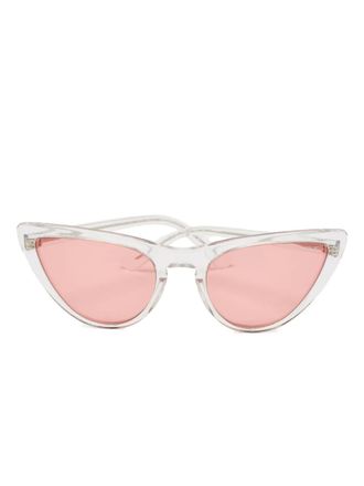 Vogue Zonnebril met cat-eye montuur - Wit