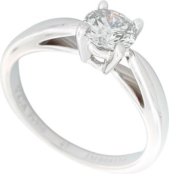 Van Cleef & Arpels Platinum 950 Band Ring (Pre-Owned)