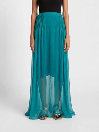 Dries Van Noten Gonna lunga in seta