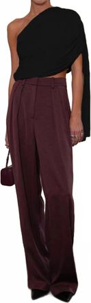 Parentezi Elsa Asymmetrical Top In Black