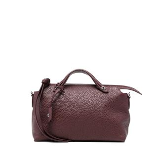 Fendi Medium By The Way Grained-leather Clutch Bag