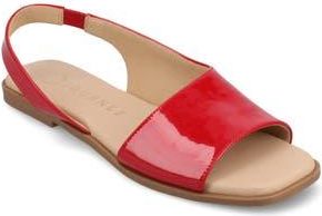 Journee Collection Brinsley Slingback Sandal in Patent/red at Nordstrom Rack, Size 8.5