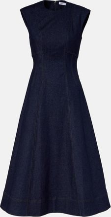 Veronica Beard Abito midi di jeans Dulce