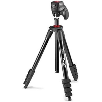 Jobe Joby Compact Action Tripod, Tr&iacute;pode De C&aacute;mara Con R&oacute;tula, Montura Universal De Liberaci&oacute;n R&aacute;pida &frac14;-20 Pulg. Y Bolsa, Para Csc, Dslr, Sin Espejo, Tel&eacute;f